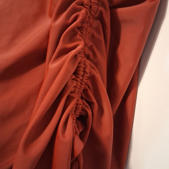 Torrid Rust Halter One Piece Swimsuit - Picture 3 of 9